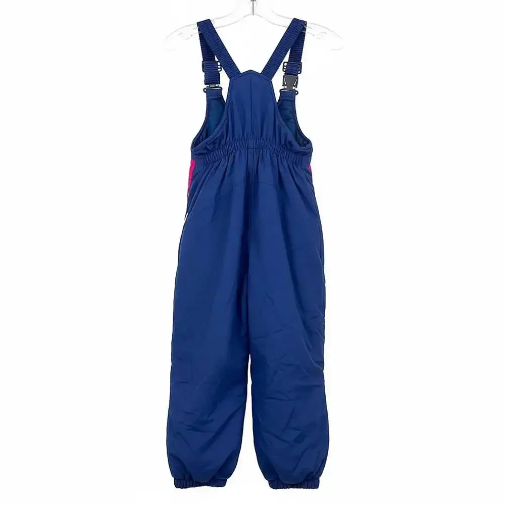 OshKosh B'gosh Blue Pink Overall Snow Pants | Kids 4 Regular